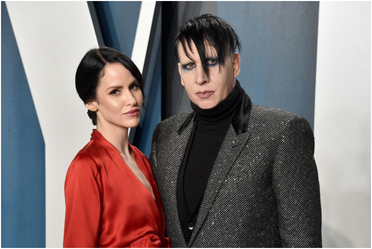 Marilyn Manson and Lindsay Usich